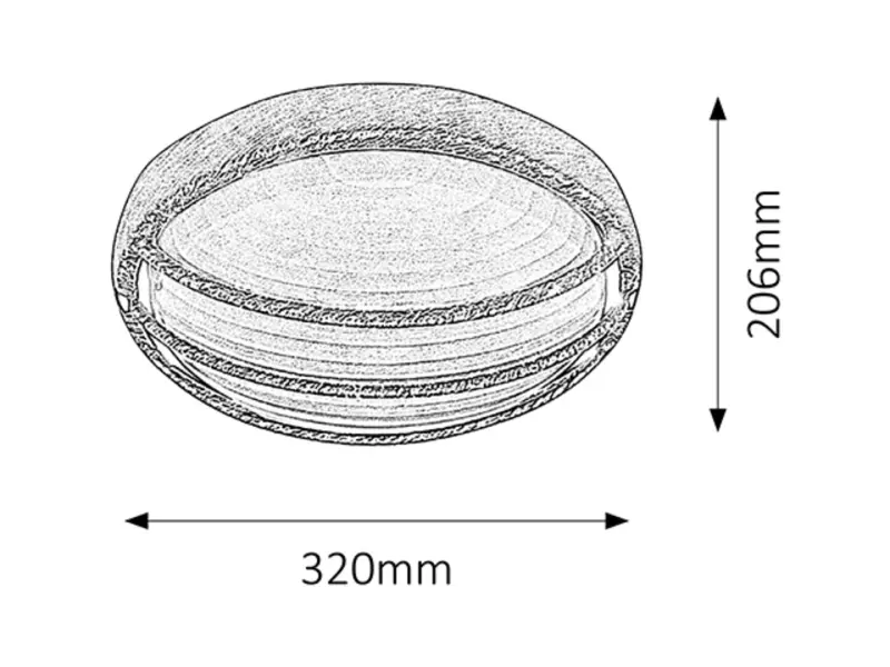 Záhradné svietidlo Rabalux 8499 1x100W E27 230V IP54